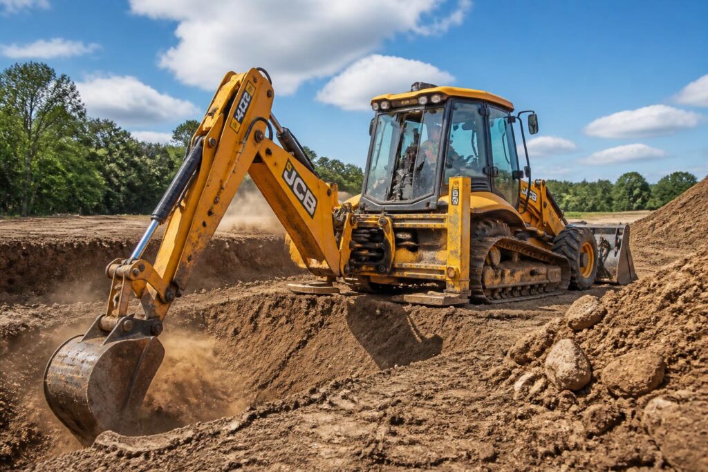 découvrez comment choisir le tracto pelle idéal pour vos travaux de terrassement, en fonction de vos besoins et du terrain.