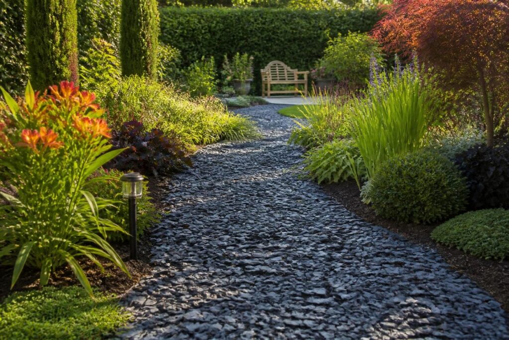 découvrez comment les ardoises de paillage allient esthétique et praticité pour embellir et protéger votre jardin tout au long de l'année.