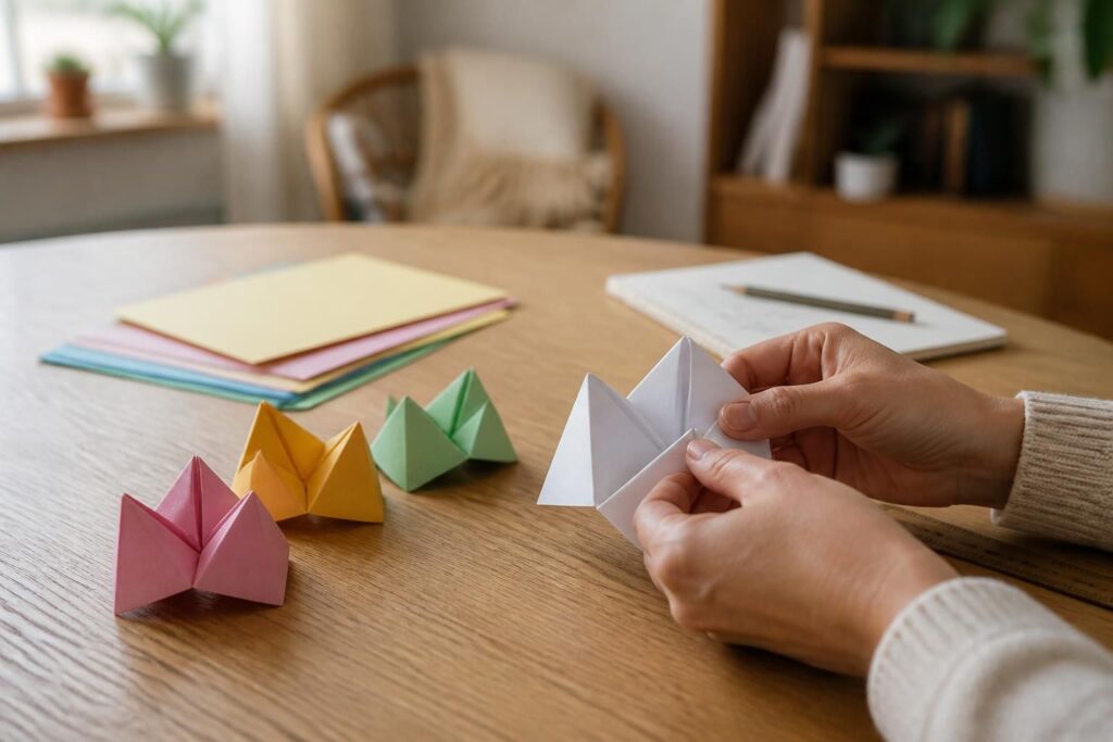 apprenez à faire une cocotte en papier facilement grâce à notre guide simple et rapide. suivez nos étapes pour plier votre cocotte chez vous en toute simplicité.