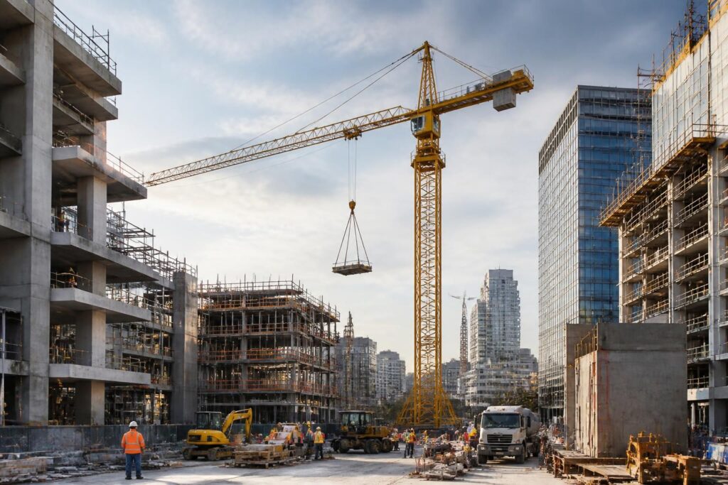 découvrez comment la grue à tour révolutionne les chantiers urbains modernes en optimisant la construction et en facilitant la transformation des villes.