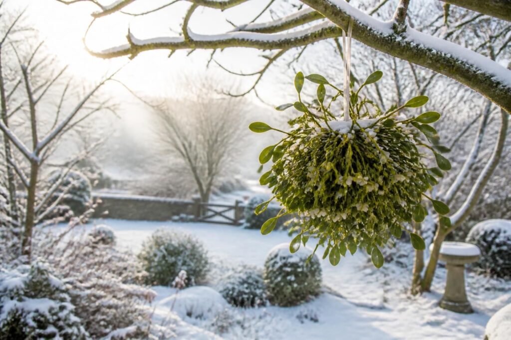 découvrez comment intégrer le gui, plante porte-bonheur traditionnelle, dans votre jardin cet hiver pour apporter chance et charme à votre extérieur.