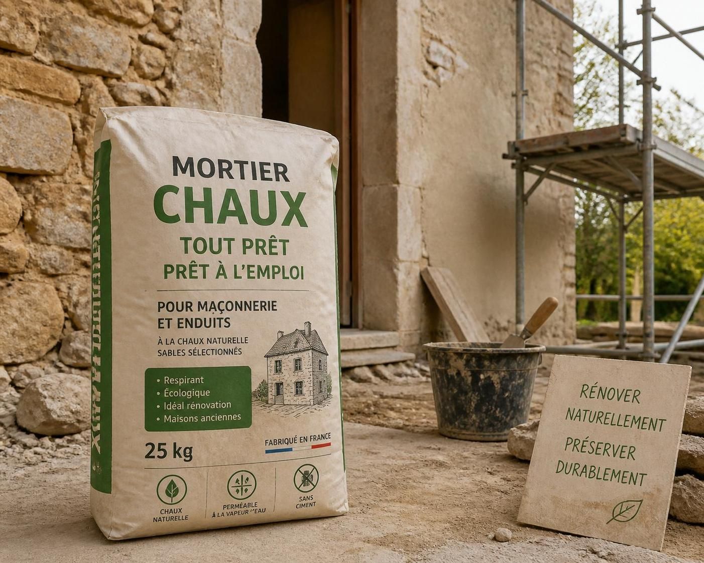 découvrez les avantages du mortier chaux tout prêt pour vos travaux de rénovation écologique : facilité d'utilisation, performance et respect de l'environnement.
