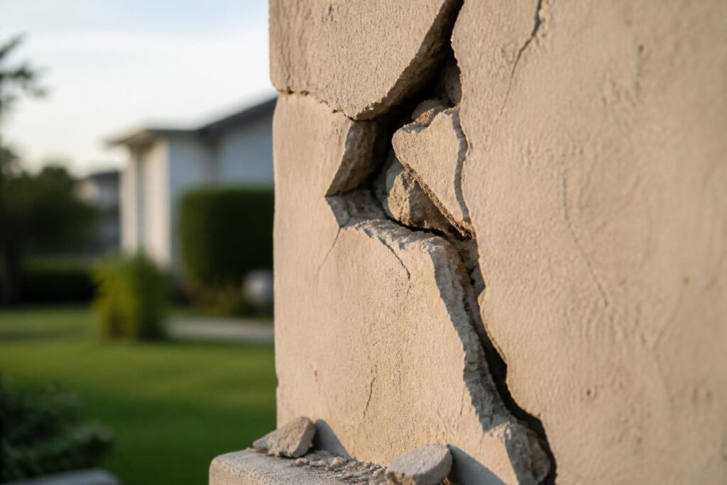 découvrez si une fissure sur un pans de mur peut compromettre la solidité de votre maison et les mesures à prendre pour assurer votre sécurité.