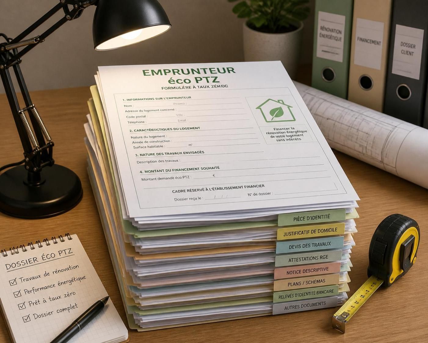 découvrez quelles pièces constituer pour votre dossier de prêt eco ptz et facilitez la constitution de votre formulaire emprunteur grâce à nos conseils pratiques.