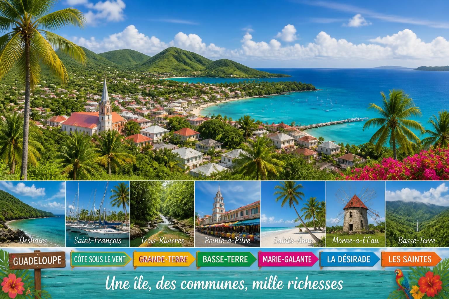 découvrez quelles communes de guadeloupe proposent les meilleures locations avec un excellent rapport qualité-prix pour des vacances inoubliables.